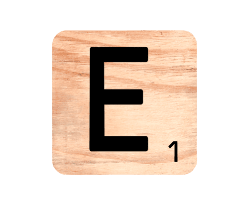 Lettre bois 