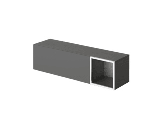Rangement mural 1 porte relevante 1 niche Adulis