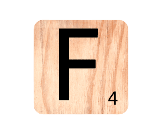 Lettre bois 
