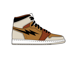 Basket montante sable & ambre