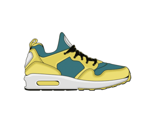 Sneakers mimosa & paon