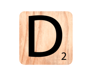 Lettre bois 